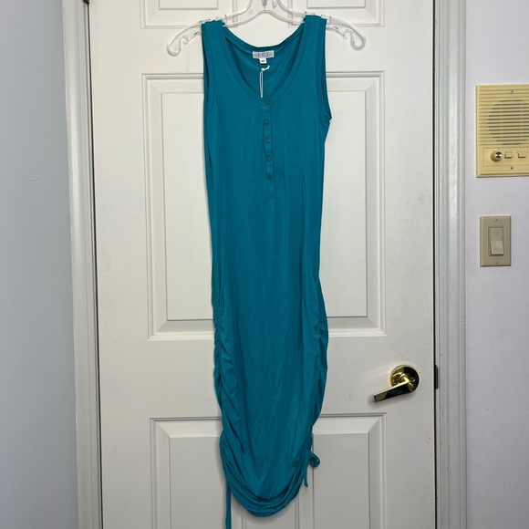 NWT Laguna Henley Mini Dress - Koy Resort - S Aquamarine - Picture 7 of 14